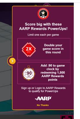 AARP Rewards PowerUps in Mahjongg Dimensions! FAQ.